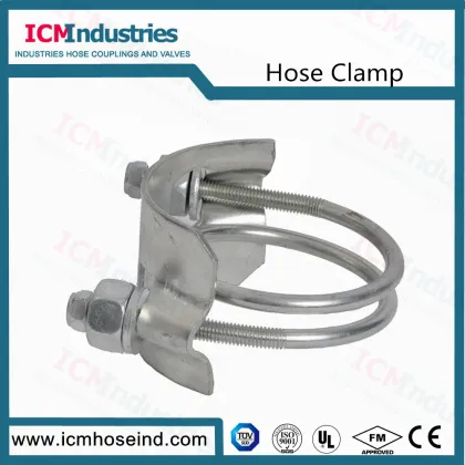 Tiger clamp Spiral double bolts clamp