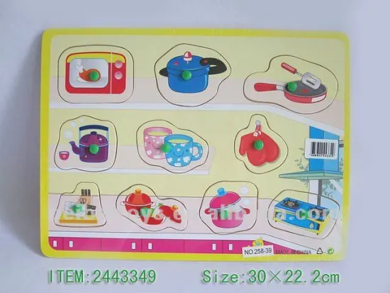 Kitchen Ware Lift out Jigsaw Puzzle