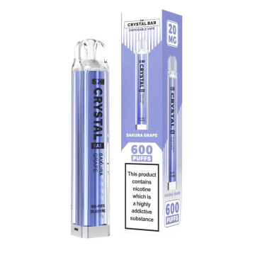 Wholesale Disposable Device Crystal Bar 600 Puffs