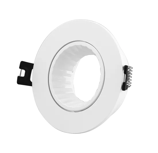 Adjustable Downlights: Black and White Square Ceiling Lights for Indoor Commercial and Home Use