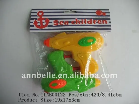 Hot sell creative 12*9*4cm Solid color water gun 2pcs