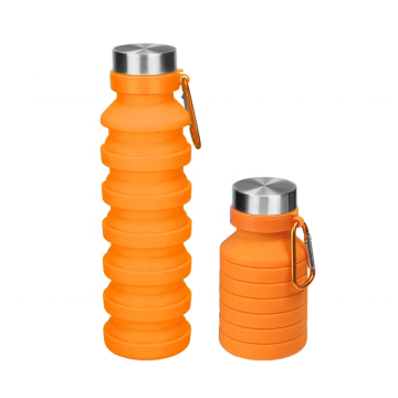 Customized Polar Everest 500ml Eco-Friendly Drinking Tumblers and Foldable Silicone Water Bottles with Sealing Cover for Camping and Outdoor Activities