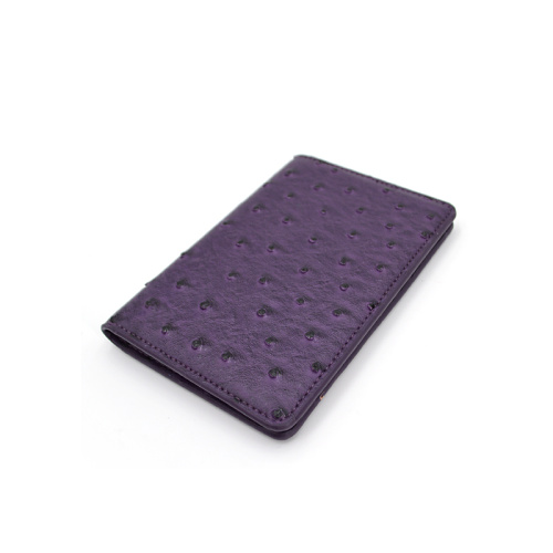 Passport Holder for Women Hot Sale Portable Ostrich Leather Passport Holder Cover Supplier