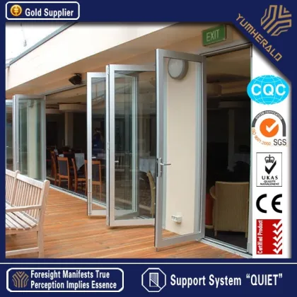 North American Market Accordion Door Bathroom
