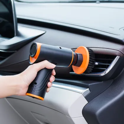 Cordless Portable Car Polisher: Flex Dualaction Mini Handled Electric Auto Buffer