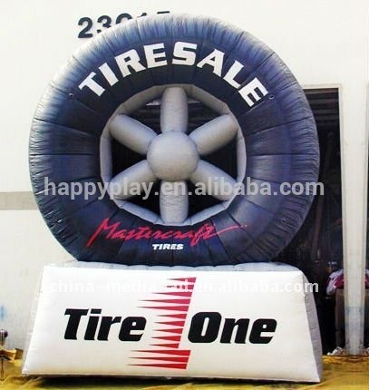 high quality inflatable tyre model inflatable tire model tire inflatables advertising