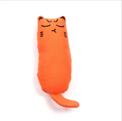 OEM wholesale pet toys chew products cotton fabric pet cat toys cat mint toys