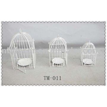 Hot Sale Metal Decorative White Bird Cage: Cari rumah burung sempurna anda hari ini!