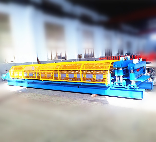 Automatic glazed roof tile steel roll forming machine