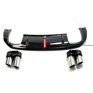 Kit di diffusore posteriore dell'aggiornamento a LED per Audi Q2/SQ2 2022