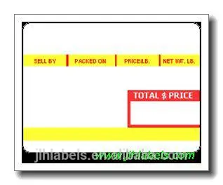Ishida AC-300, AC-1000, AC-2000 47mm Scale Labels