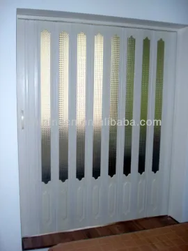 bedroom pvc folding door