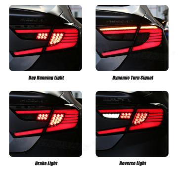 HCMOTIONZ RGB LED Taillights For Honda Accord 2018-2023