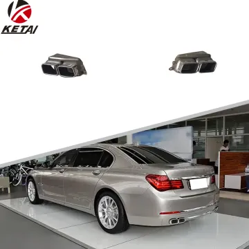 760 Style Stainless Steel Silver Tail Pipe for BMW F01/F02 Rear Bumper
