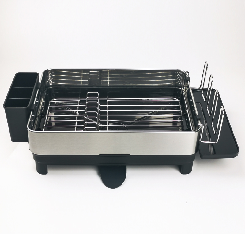 Large Dish Drying Rack With Swivel Drain Spout