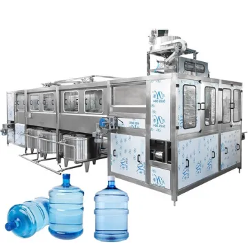 Automatic 5 Gallon Barrel and 19L Bottle Water Filling Line Machine