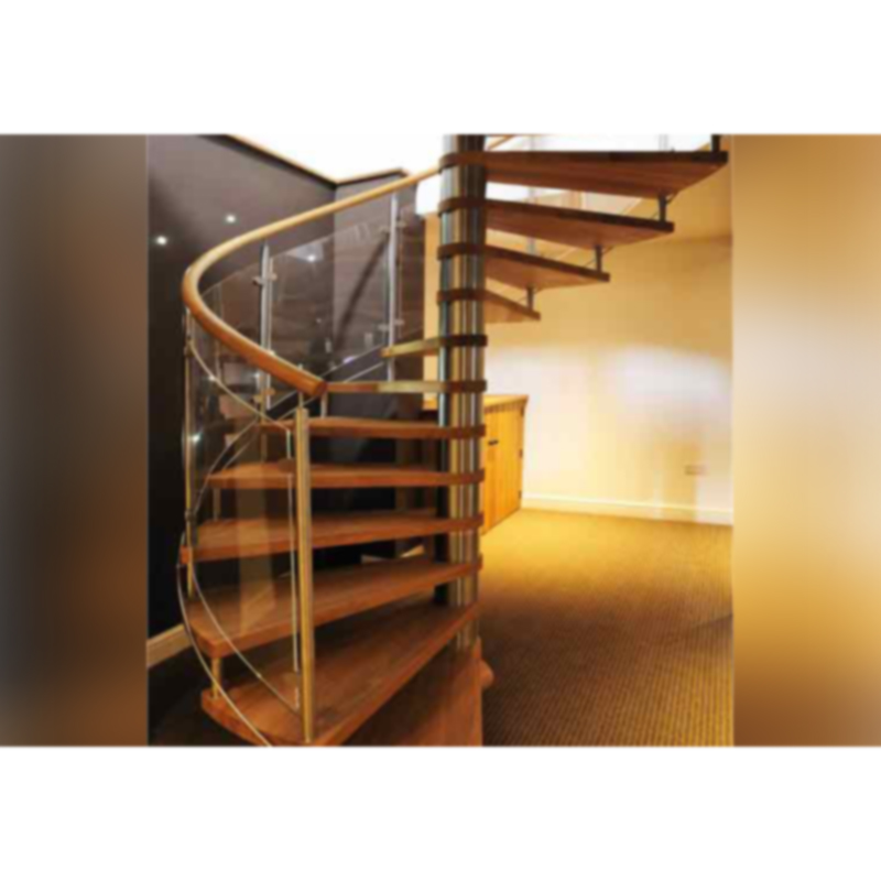 Spiral Stairs Staircase Treads Residential Villa Carbon