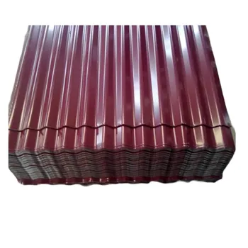 prepainted trapezoid 24 26 28 29 30 gauge gi galvanized steel sheet metal blue roof sheet