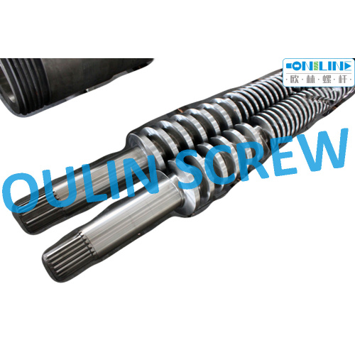 Cincinnati Cmt68 Twin Conical Screw and Barrel for PVC Machine