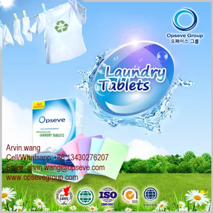 Eco-Friendly Laundry Detergent Washing Tablets