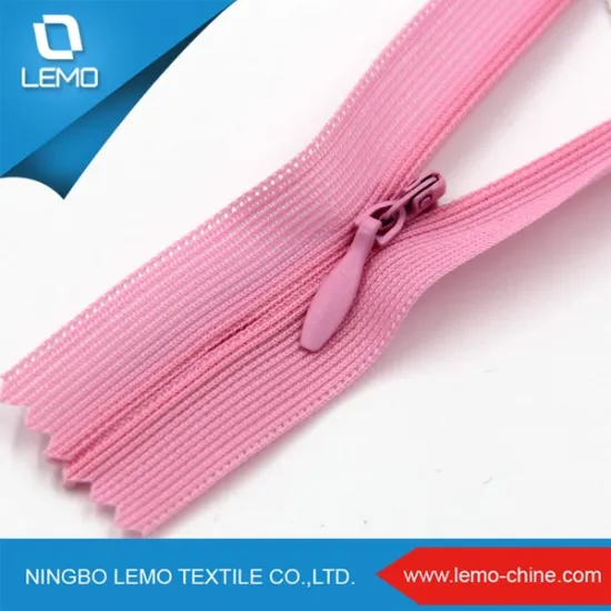 3# Good Price Colored Teeth Invisible Zipper For Sewing