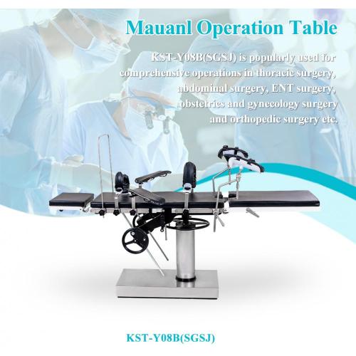 Manual Operation Table could match with Orthopedic frame