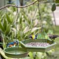 Baño de pájaro colgante Batil de pájaro comedero para pájaros