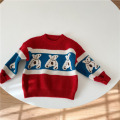 Cartoon Boy Sweater Girl Knitted Sweater Children Coat