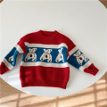 Cartoon Boy Pullover Mädchen Gestrickte Pullover Kinder Mantel