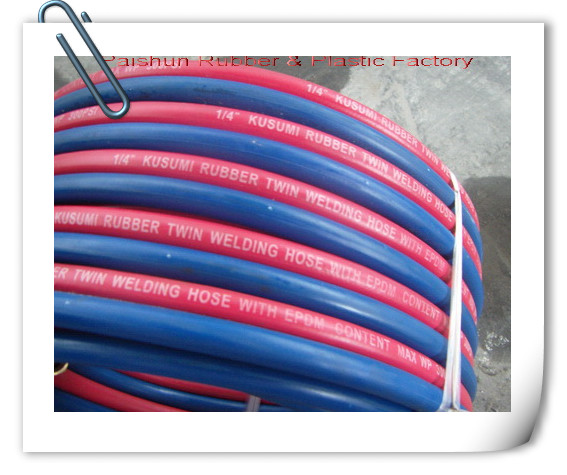 Red-Blue, Red-Green Double-Line Rubber Welding Hose