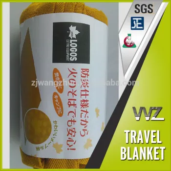 export to Japan 100% Modacrylic flame retardant woven blanket disaster preparendness blanket