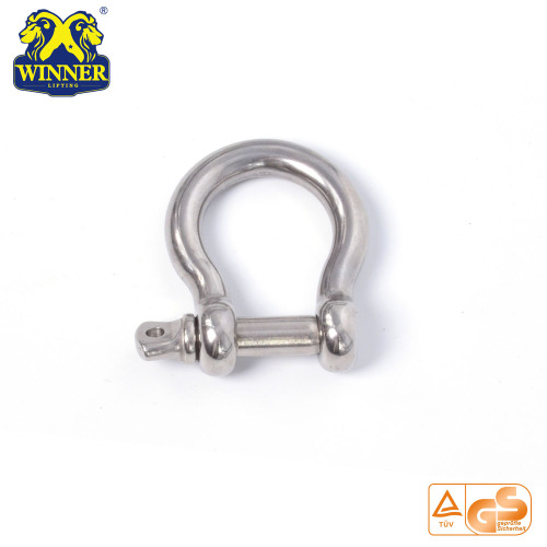 Grilhão de aço inoxidável Heavy Duty U Shackle