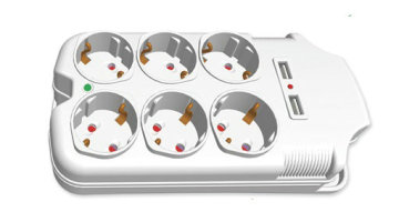 USB charge socket 1000mA 2100mA