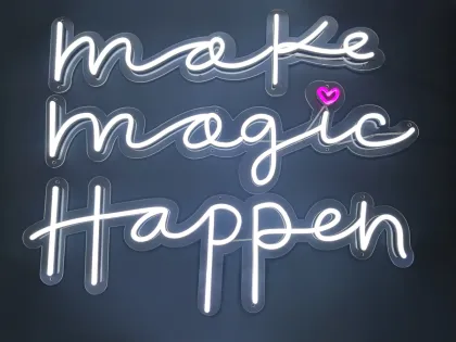 Wedding Mr & Mrs Acrylic LED Neon Sign