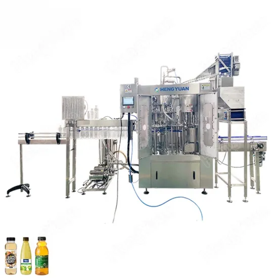 Automatic 500ml Apple Juice PET Bottling and Capping Machine HY-XCGF8-3