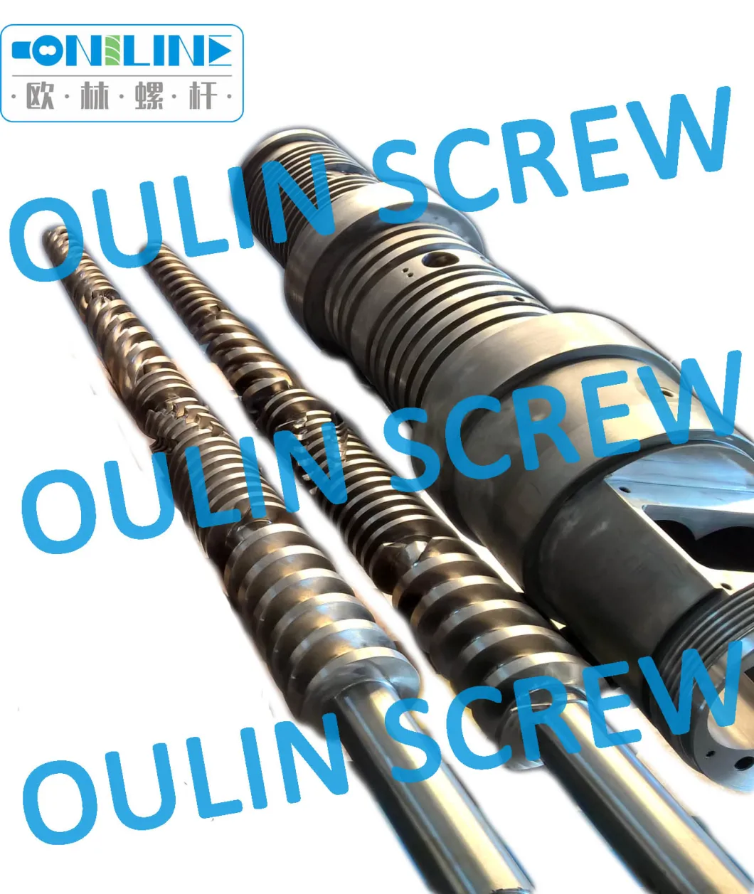 Bimetallic Twin Conical Screw Barrel for Plastic Floor Mat