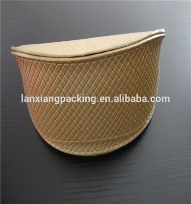 2015 Hottest Custom Soft Leather Sunglasses Bag