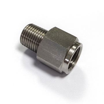 Adaptador de instrumento de pressão de óleo de aço inoxidável 1/8NPT