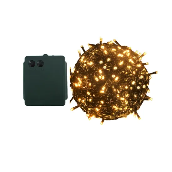 30M 99FT Powered Decorative Decoration Green Mini Led Fairy Battery Operated Pumpkin Bells String lights