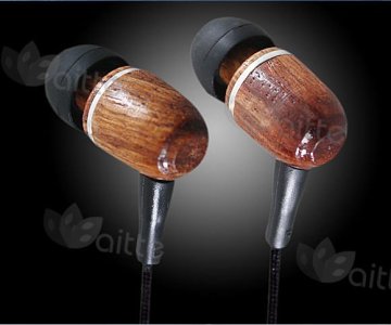 wood earphones