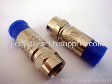 Catv Rg6 Compression F Connector