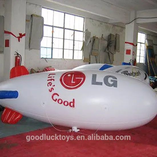 20' long helium filled PVC advertising inflatable blimp