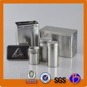 2016food grade Airtight silver spice tins