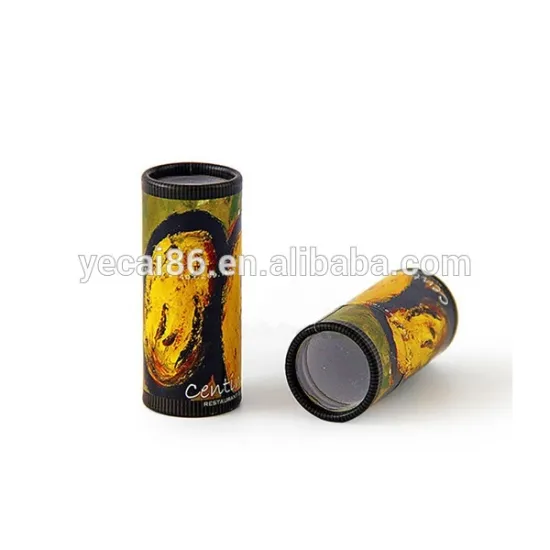 Recyclable cool design cigarette paper tube craft paper boxes