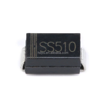 HDYU SS510 SCHOTTKY डायोड 100V 5A DO-214AC