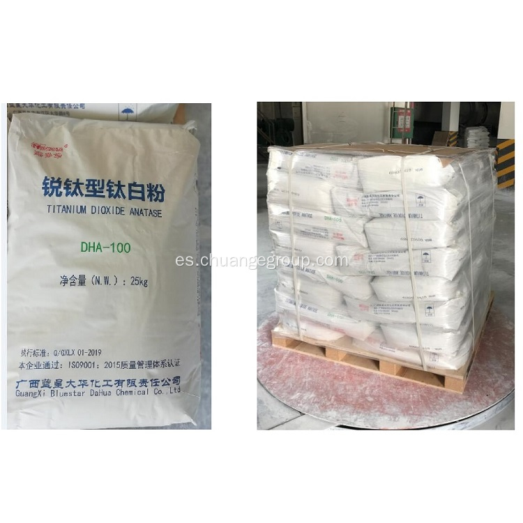 Anatase DHA-100 Dióxido de titanio para plásticos y pinturas