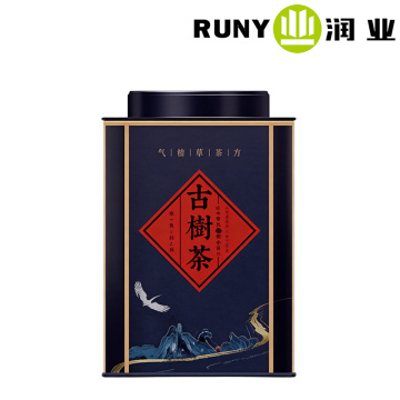 Современная квадратная банка для хранения чая