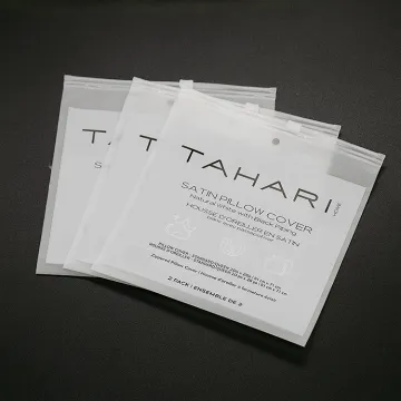 recycled packaging bags transparentes custom for clothes