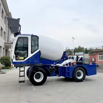Self Loading Drum Concrete Mixer for Construction Works