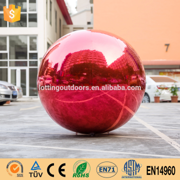 Guangzhou red PVC decoration mirror balls for party